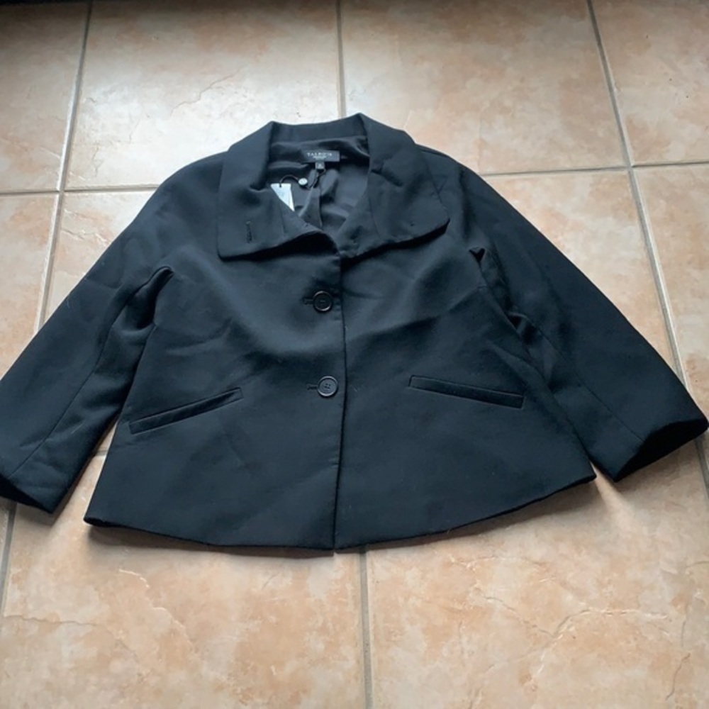 Talbots Elegant Black Suit Jacket